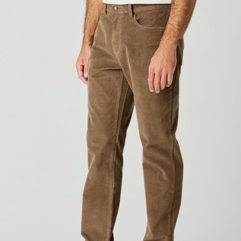 Flint And Tinder Pants Mens 36x34 Taupe Straight Fit Corduroy Stretch Casual